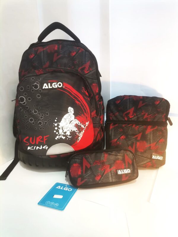 Cartable à roulettes scolaire trolley surf king - Image 5