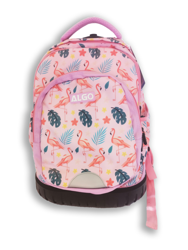 Cartable à roulettes scolaire trolley FLAMINGO - Image 3
